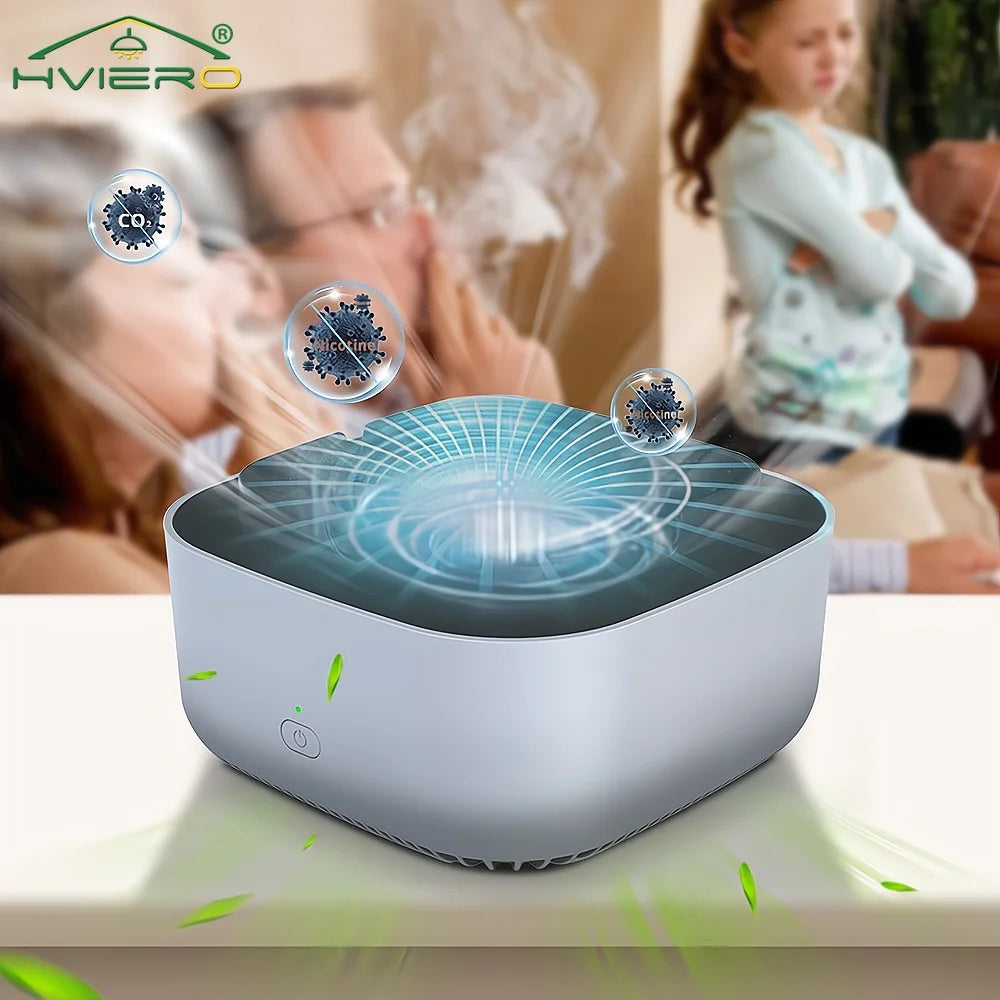 Purifier Ashtray Negative Ion Household Living Room Office Air Square Purifying Filter Remove Odor Smoke Aromatherapy Smokeless